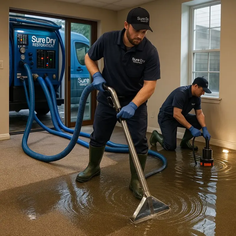 Water Extraction and Removal process in North Warren, PA